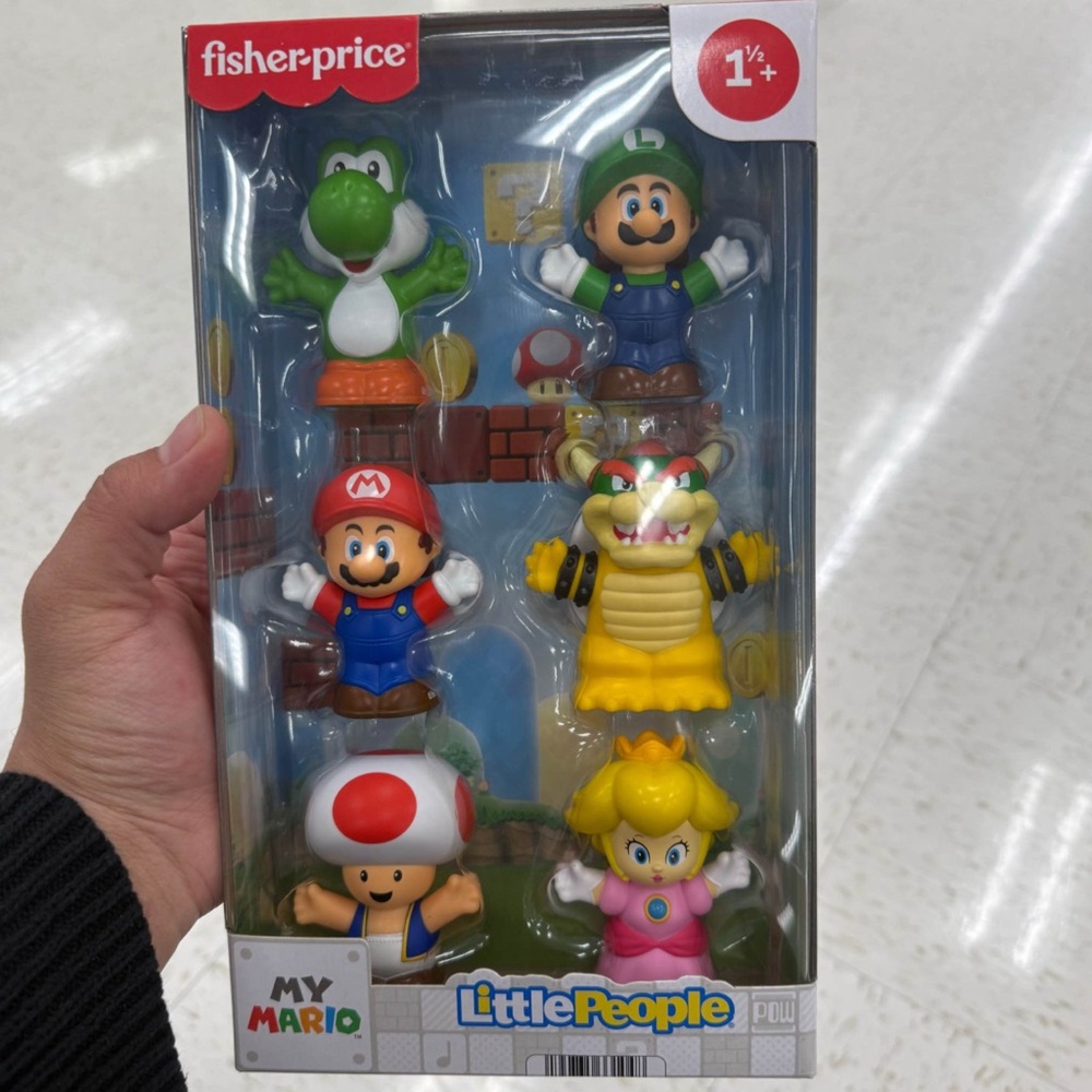 Fisher-Price Little People Mario & Friends Playset